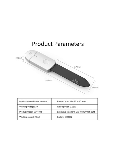 Xiyyadms Bitki Su Seviyesi Testeri - Akıllı Toprak Nem Ölçer, Gerçek Zamanlı İzleme, Kolay Kullanım, Ev Ve Bahçe İçin
