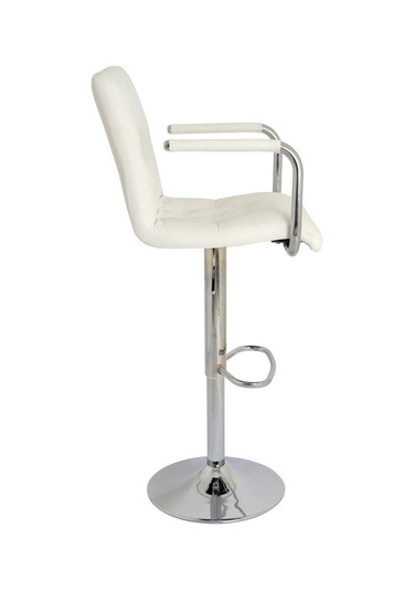 Bürocci Helen Bar Sandalyesi-Beyaz-9519Q0109 Çok Renkli