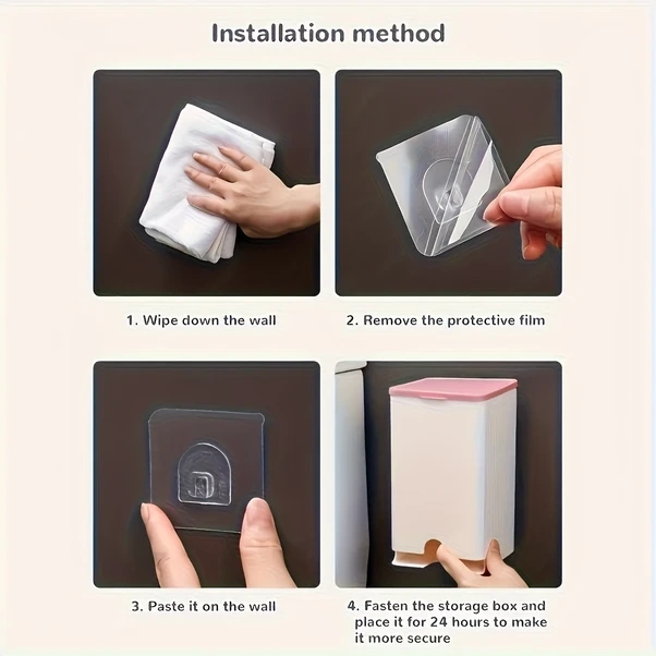 Sunshine011 Yeşil Duvar Askılı Banyo Depolama Organizer - Dayanıklı Plastik Raf, Kolay Montaj Yeşil