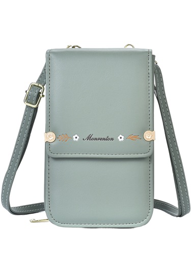 Basit Ve Çok Yönlü Dikey Omuz Çapraz Askılı Çanta - Yeşil