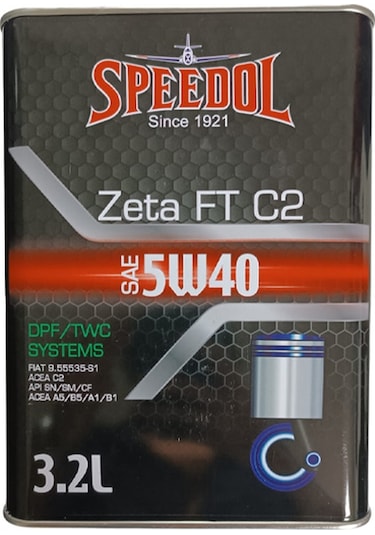 Speedol 5W-40 Zeta Ft C2 Dpf Motor Yağı 3200 ML
