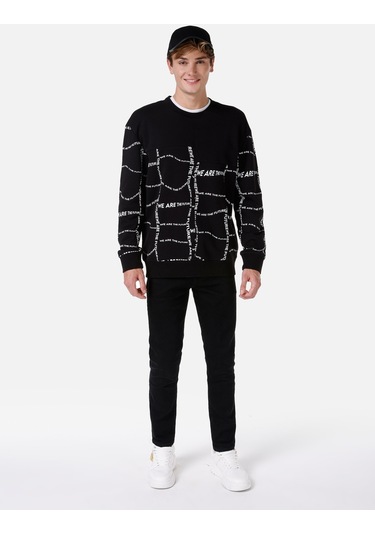 Colin's Colins Siyah Erkek Sweatshirt