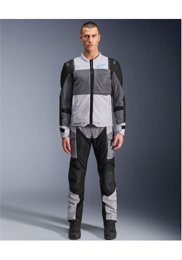 Alpinestars St-2 Air Korumalı Motosiklet Montu Gri Siyah