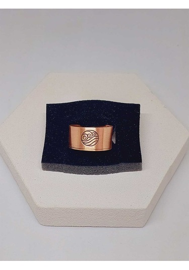 Yasamtohumu Sembollü Bakır Yüzük Ayarlanabilir 52762 Bakır