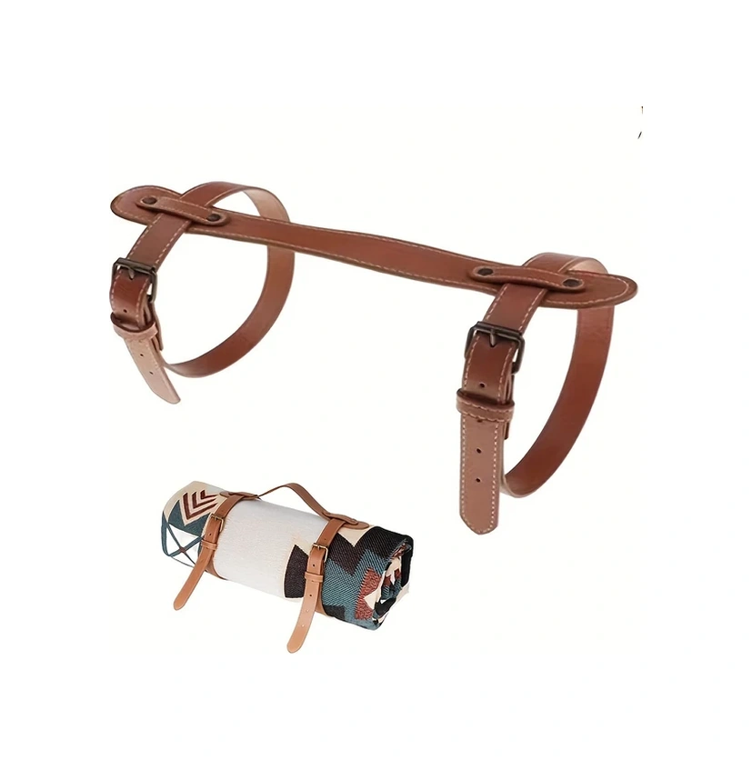 Xuweiwei 1 Adet Ayarlanabilir Yapay Deri Kamp Battaniyesi Ve Piknik Örtüsü Bağları Diğer