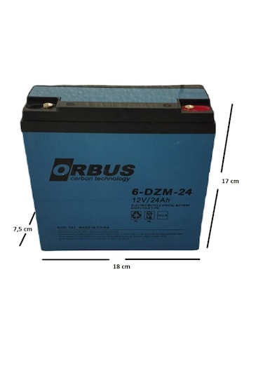 Orbus 12v 24 Ah Elektrikli Bisiklet Aküsü 4lü Set