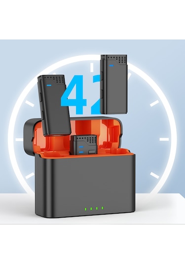 Jmary Mw-16 3 İn 1 Kablosuz Yaka Mikrofonu Siyah