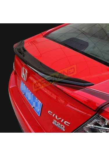 Honda Civic Fc5 Bagaj Üstü Oem Anatomik Spoiler Piano Black
