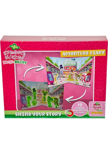 CK7864 Çilek Kız Fosforlu Magnet - Utku Oyuncak