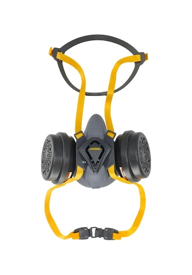 Mirka Yarım Yüz Maske Seti A2p3 R A2p3 Filtreli, Profesyonel Kömürlü Maske