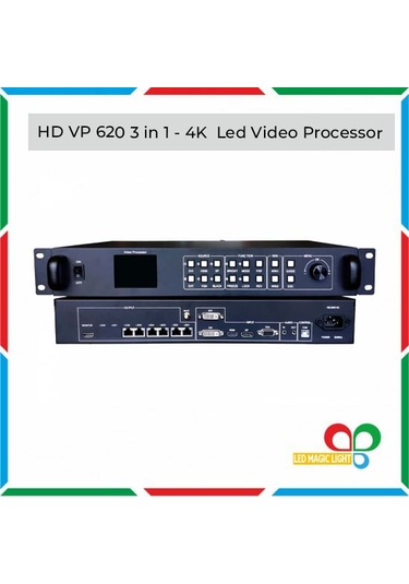 Hd Vp 620 3 İn 1 4k Led Vıdeo Processor