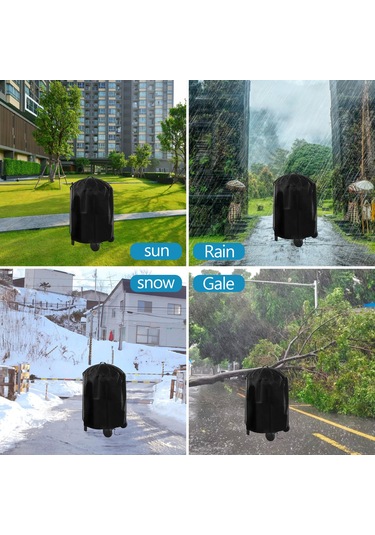 Tenfowee Bbq Mangal Koruması 420d Oxford Kumaşı 71x68/75x70cm Seçenekli Yağmur Toz Güneş Engeli Tutucu Tutamaklı Mutfak Aletleri Kılıfı Çok Renkli