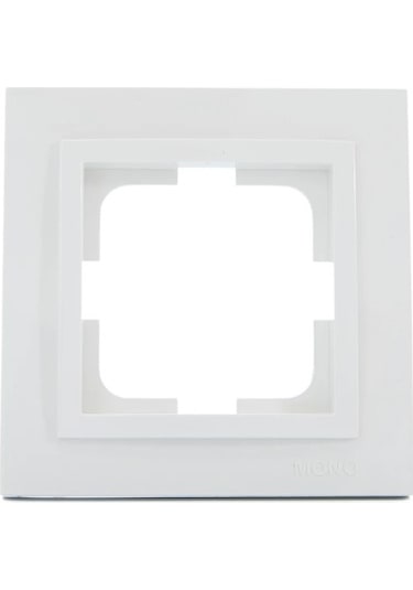 Mono Elektrik Despina Beyaz Tekli Çerçeve