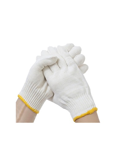 Suntek 12 Çift Pamuk Şifreli Pamuk İpliği Eldiven Aşınmaya