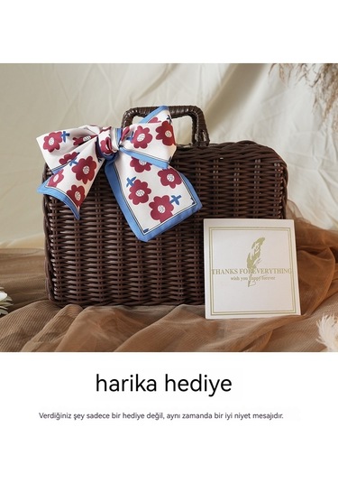 Luckystar1 Eternal Luck Hasır Saklama Sepeti Kahverengi