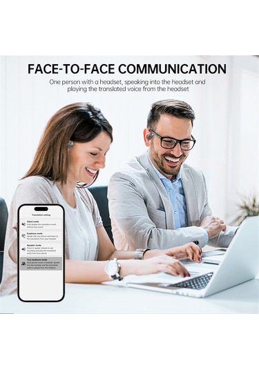 Yuntech01 Xg99 Ows Kulağa Takmayan Bluetooth Kulaklık - 138 Dil Gerçek Zamanlı Çeviri, Aı Uygulama, Uzun Pil Ömrü, Yüksek Kaliteli Stereo, İos/android Uyumlu Gümüş