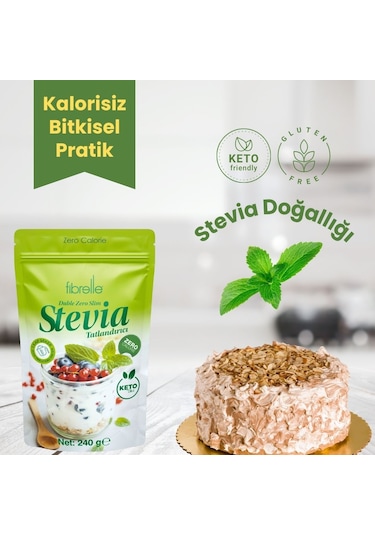Fibrelle Double Zero Slim Sweetener 240 g 2 Paket