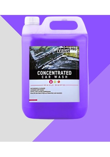 Valet Pro - Seramik Korumalar İçin Ph Dengeli Konsantre Şampuan - Concentrated Car Wash 5lt