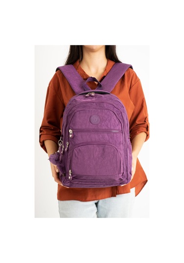 Ultra Hafif Orta Boy Sırt Çantası Mor Model: 571-3c - Mor