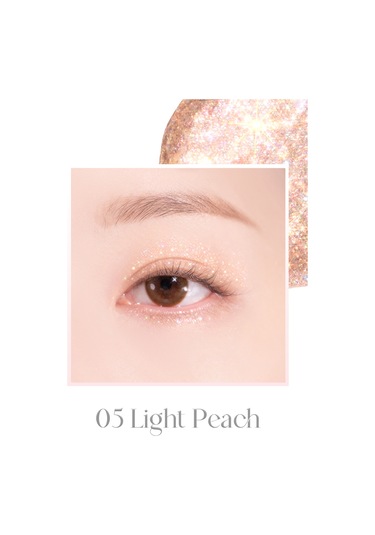 Dasique İnci Işıltılı Likit Glitter Starlit Jewel Liquid Glitter 05 Light Peach 05 Light Peach