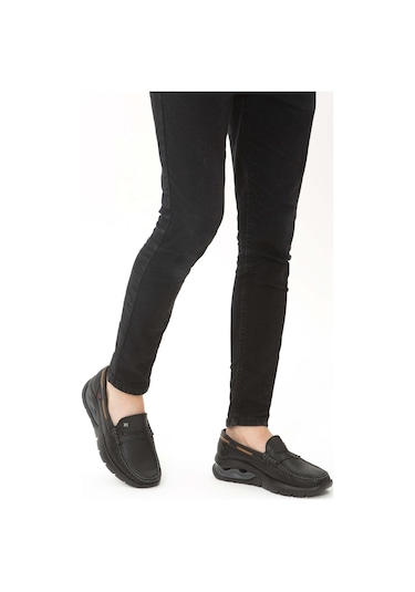 Callaghan Erkek Hakiki Deri Siyah Casual Ayakkabı 618 47501 Erk Ayk Y22 Negro Siyah