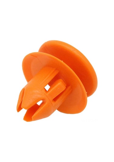 Konesam Volvo V70 Xc70 Xc90 2001-2016 İçin 100 Adet Plastik Kollu Klips, 8659732 Parça Numaralı Fender Ve Body Molding Sabitleyici Turuncu