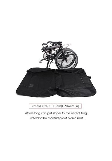 Rhinowalk Katlanır Elektrikli Bisiklet Taşıma Çantası 20'' Yeşil