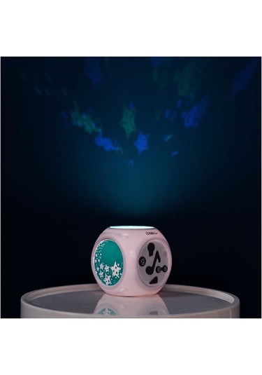 Bblüv Kübe Müzikli Gece Lambası Ve Projektör Beyaz