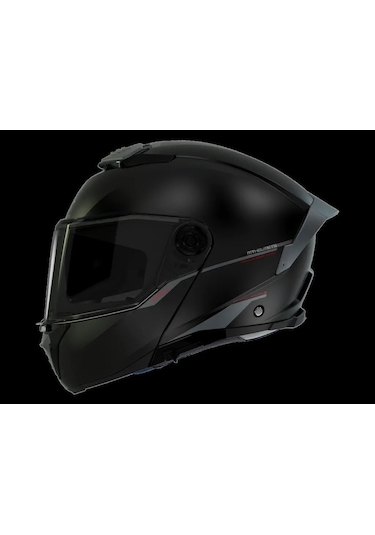 Mt Helmets Mt Atom 2 A11 Çene Açılır Motosiklet Kaskı Mat Siyah