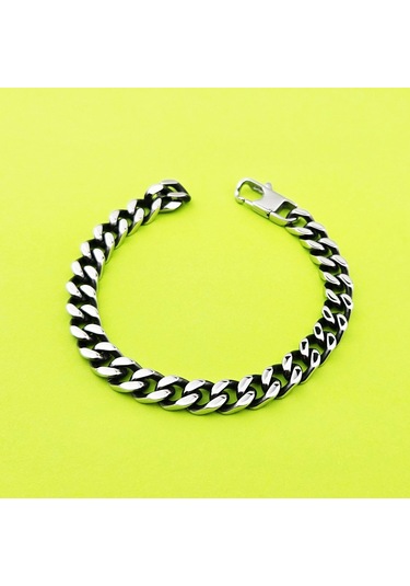 Pigado 316l Paslanmaz Çelik Erkek Bileklik Gri