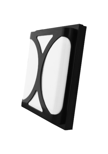 30w Telesto Led Armatür Siyah Kasa Beyaz Işık Siyah