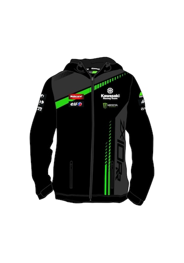 Yamaha Kawasaki Racing Team Sbk Paddock Kapşonlu Mont