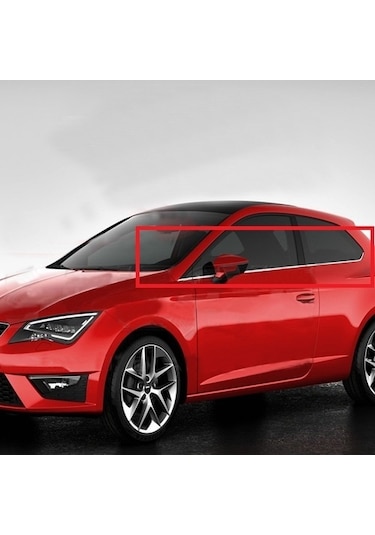 Seat Leon Iıı Cam Çıtası 8 Parça Paslanmaz  Çelik
