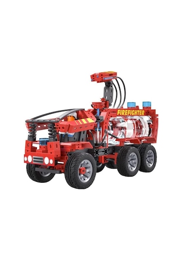 Fischertechnik Adv. Firefighter İtfaiye Aracı Yapım Seti 322 Parça Su Püskürten Stem Mühendislik 7+