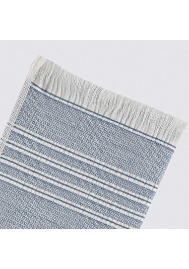 Ecocotton Elis Açık Mavi-krem 3 Parça Organik Mutfak Havlu Seti 40 X 60 Cm. Mavi - Krem