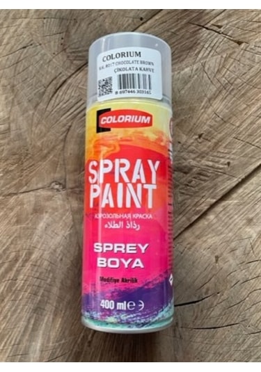 COLORİUM 400ML KAHVRENGİ SPREY BOYA ÇİKOLATA KAHVE SPREY BOYA