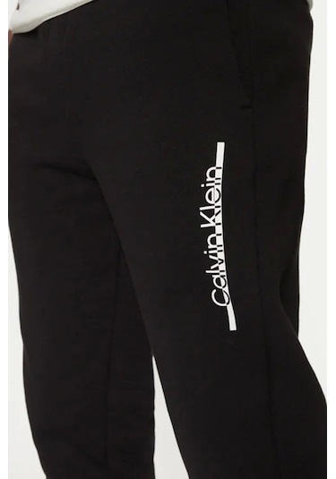 Calvin Klein Splıt Lıne Logo Jogger Siyah