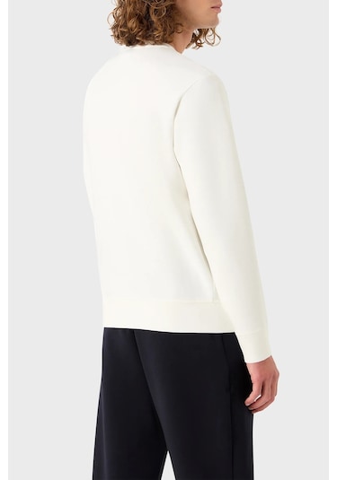 Emporio Armani Erkek Sweat 8n1ml7 1jhsz 0101 Beyaz Beyaz