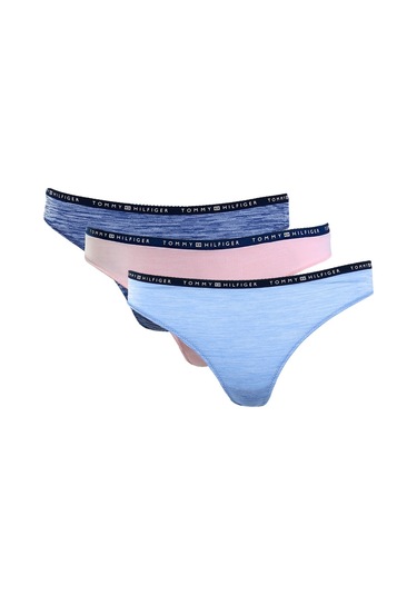 Tommy Hılfıger Kadın 3 Lü İç Çamaşırı Uw0uw00562-227 Uw0uw00562-227 Çok Renkli
