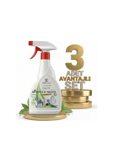 Worldchem Banyo Wc Temizleme 3x500 Ml