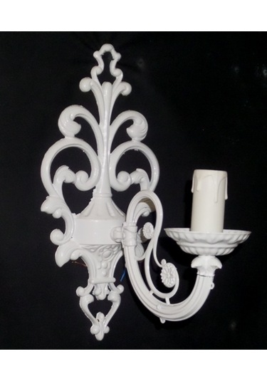 Beyaz Döküm Aplik Beyaz