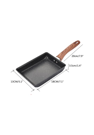Tamagoyaki Japon Omlet Tavası Siyah Diğer