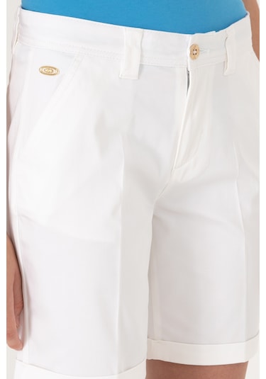 U.s. Polo Assn. Kadın Beyaz Şort / Bermuda 50299160-vr013 Beyaz