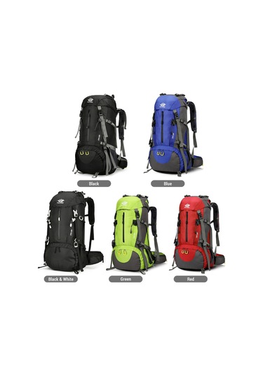 Vanaheımr-50l Yürüyüş Sırt Çantası Su Geçirmez Kamp Sırt Çantası,yeşil Yeşil