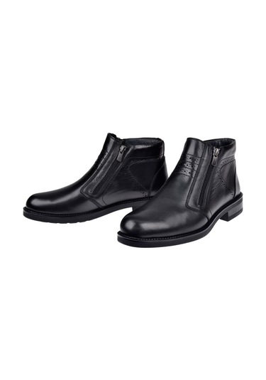 Forelli Hakiki Deri Klasik Erkek Bot For-piel Siyah-siyah Siyah