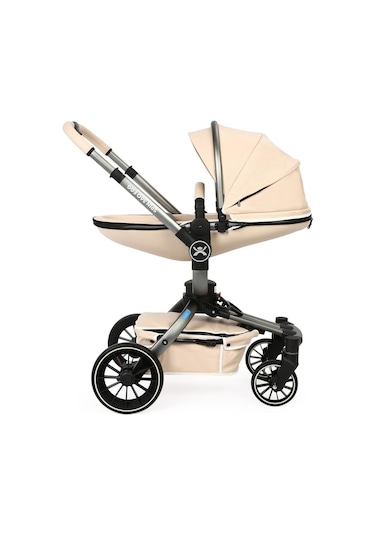 Yoyko Spin 360 Derece Dönebilen Bebek Arabası Latte Gri Kasa