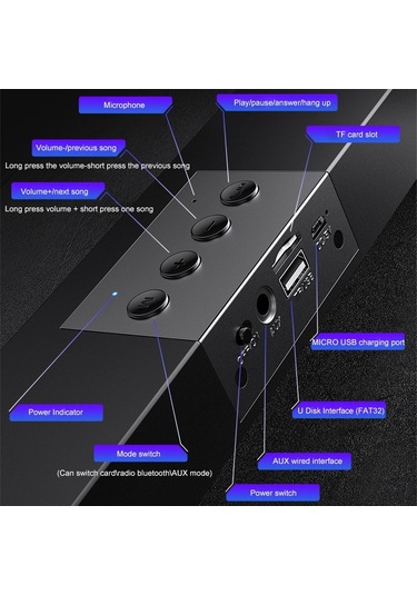 Yındıao A36 Bluetooth 5.0 Akıllı Subwoofer Bilgisayar Kablosuz Bluetooth Hoparlör, Bluetooth Yükseltme Sürümü Siyah