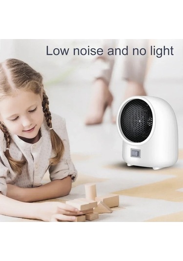 Trendooze 220v Mini Fan Isıtıcı, Hızlı Masaüstü Sıcaklık Arttırıcı