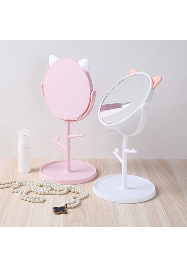 Didadodo Döner Hd Makyaj Aynası - Taşınabilir, Hafif Ve Şık Pembe Masa Aynası Döner Kullanımlı Diğer