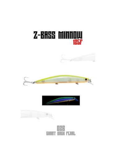 Fujin Z-Bass Minnow 125F 12.5 cm 21 gr Maket Balık